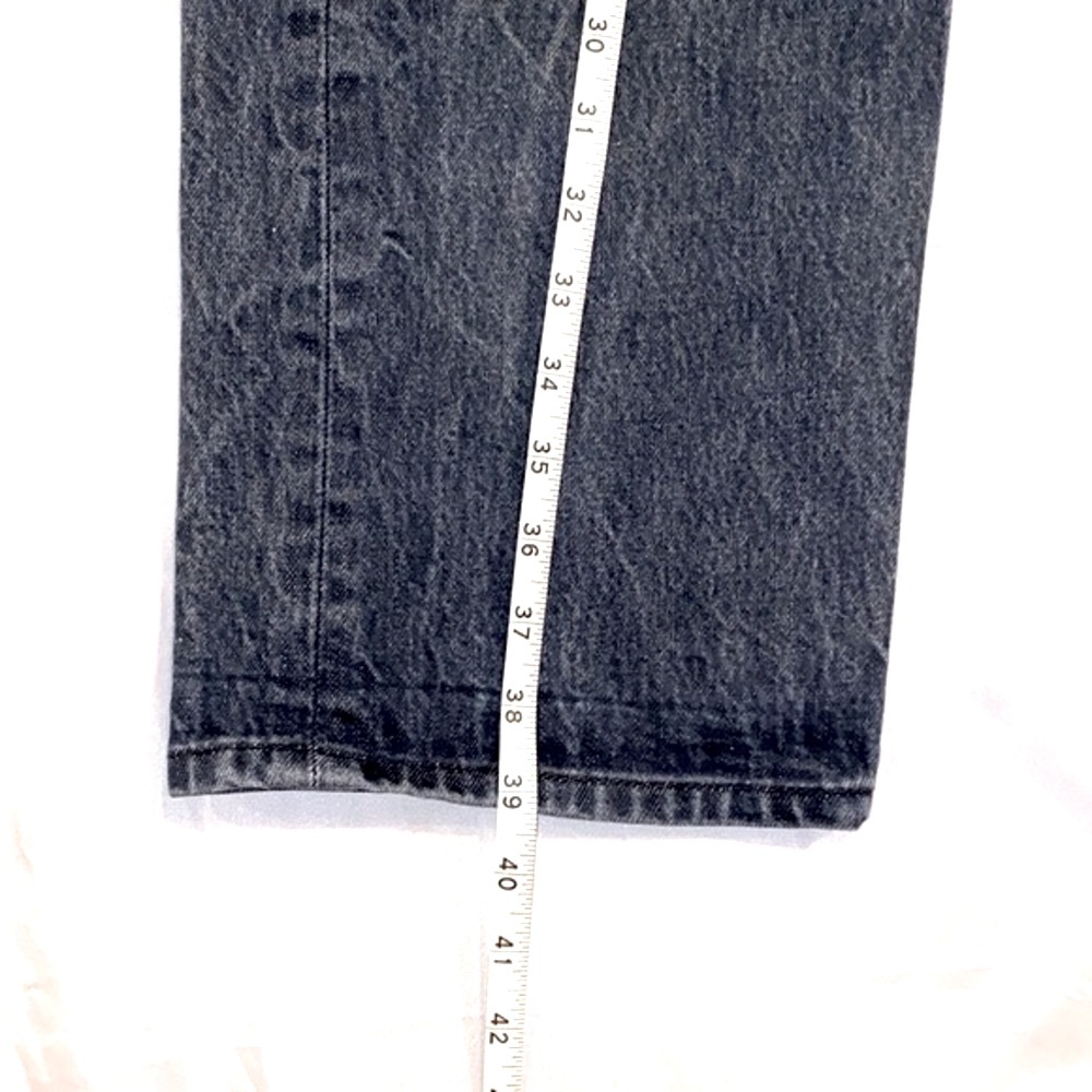 Vintage 501 Levi’s Gray/Black High Waisted Jeans, Size 16 - Picture 12 of 16